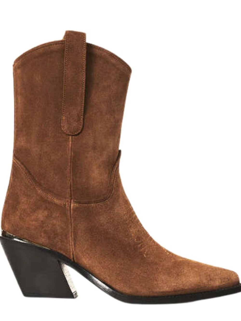Anine Bing Mid Tania Boots in Toffee Suede 40